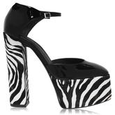 Giuseppe Zanotti Zebra Platform Heels