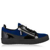 Giuseppe Zanotti May Velvet Panel Low Top Trainers