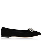 Giuseppe Zanotti Crystal Suede Flats