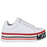 Moschino Platform Logo Trainers