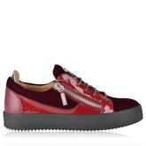 Giuseppe Zanotti May Velvet Panel Low Top Trainers