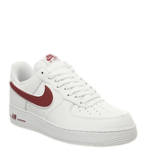 Nike Air  Force One (m) WHITE GYM RED