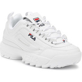 Fila  Disruptor II White Premium Trainers  women's Shoes (Trainers) in White