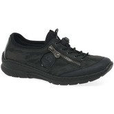 Rieker  True Womens Casual Lace Up Shoes  women's Shoes (Trainers) in Black