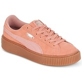 Puma  Suede Platform Core Gum  women's Shoes (Trainers) in Pink