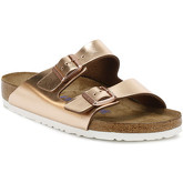 Birkenstock  Arizona Womens Metallic Copper Sandals  women's Mules / Casual Shoes in Silver