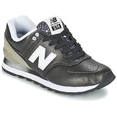 New Balance  WL574  women's Shoes (Trainers) in Black