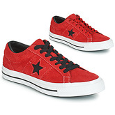 Converse  ONE STAR DARK STAR VINTAGE SUEDE OX  women's Shoes (Trainers) in Red