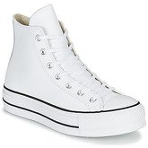 Converse  CHUCK TAYLOR ALL STAR LIFT CLEAN LEATHER HI  women's Shoes (High-top Trainers) in White