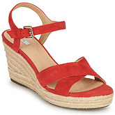 Geox  D SOLEIL  women's Sandals in Red