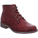 Josef Seibel  Sienna 74 Womens Brogue Ankle Boots  women's Mid Boots in Red