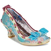 Irregular Choice  BISH BASH BOW  women's Court Shoes in Blue