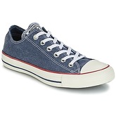 Converse  Chuck Taylor All Star Ox Stone Wash  women's Shoes (Trainers) in Blue