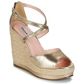 Dune London  KANDIS  women's Sandals in Gold