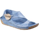 Riva Di Mare  Arlo Leather Womens Low Wedge Sandal  women's Sandals in Blue