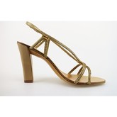 Lola Cruz  sandals textile leather strass AG309  women's Sandals in Gold