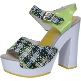 Suky Brand  sandals textile patent leather AC488  women's Sandals in Green