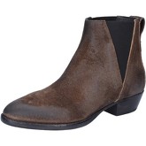 Moma  ankle boots suede AC364  women's Low Ankle Boots in Brown