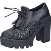 J. K. Acid  ankle boots leather glitter AD757  women's Low Ankle Boots in Black