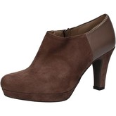 Albano  ankle boots suede leather AD35  women's Low Boots in Brown