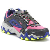 Fila  Oakmont Trail Womens Pink Glo / Blue Trainers  women's Trainers in Pink