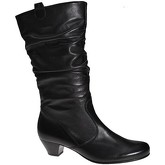 Gabor  Rachel Leather Wide Fitting Boots  women's High Boots in Black