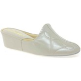 Relax Slippers  Dulcie Leather Ladies Slippers  women's Clogs (Shoes) in White