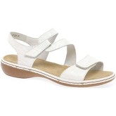 Rieker  Sphere Womens Riptape Sandals  women's Sandals in White