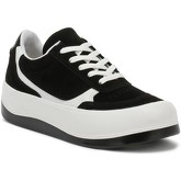 Tower London  Hoxton Womens Black / White Trainers  women's Shoes (Trainers) in Black