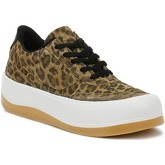 Tower London  Hoxton Womens Leopard Trainers  women's Trainers in Brown