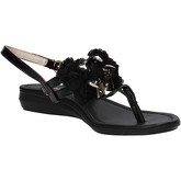 Cesare P. By Paciotti  CESARE P. sandals patent leather AF933  women's Sandals in Black