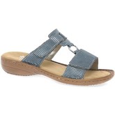 Rieker  Festival Womens Casual Mules  women's Sandals in Blue