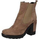Angelo Bervicato  ankle boots suede AD477  women's Low Ankle Boots in Beige