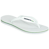 Havaianas  SLIM BRASIL LOGO  women's Flip flops / Sandals (Shoes) in White