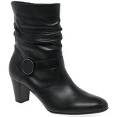 Gabor  Maxie Womens Ruched Leg Boots  women's Low Ankle Boots in Black