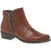 Caprice  Amelia Womens Zip Fastening Ankle Boots  women's Low Ankle Boots in Brown