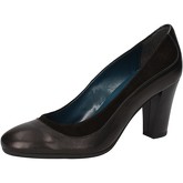 Keys  courts leather suede AD430  women's Court Shoes in Black
