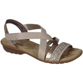 Rieker  Copper Womens Casual Sandals  women's Sandals in Gold