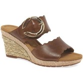 Gabor  Kent Womens Wedge Heel Sandals  women's Mules / Casual Shoes in Brown