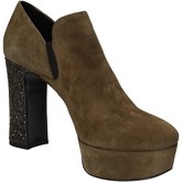 Alberto Gozzi  ankle boots suede glitter AD334  women's Low Ankle Boots in Green