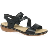 Rieker  Sphere Womens Riptape Sandals  women's Sandals in Black