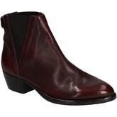 Moma  ankle boots burgundy leather AE247  women's Low Ankle Boots in Red