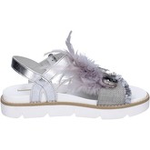 Jeannot  Sandals Textile Leather  women's Sandals in Silver