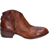 Moma  ankle boots leather BT57  women's Low Ankle Boots in Brown