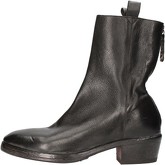 Moma  Ankle boots Leather  women's Low Ankle Boots in Black