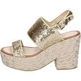 Sara Lopez  sandals Glitter textile BS146  women's Sandals in Gold