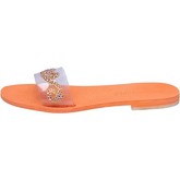 Eddy Daniele  sandalsplastic e swarovski aw448  women's Sandals in Orange