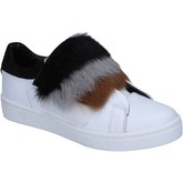 Islo  sneakers leather fur BZ211  women's Shoes (Trainers) in White