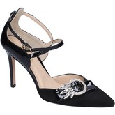 Osvaldo Rossi  courts suede patent leather  women's Court Shoes in Black