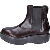 Moma  ankle boots leather  women's Low Ankle Boots in Black